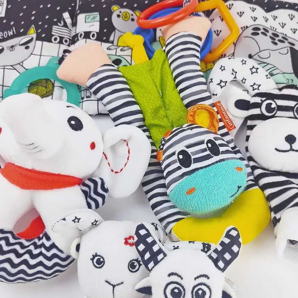 Black & White Baby Developmental Toy Bundle 7-Piece